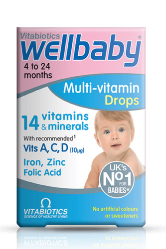 قطره مولتی ویتامین انگلیسی ول بی بی